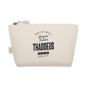 Nom personnalisé Thaddeus authentique et fiable - Trousse biologique - nature - Devant