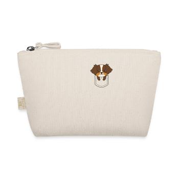 Berger australien chiens mignons dans la poche de poitrine - Trousse biologique - nature - Devant