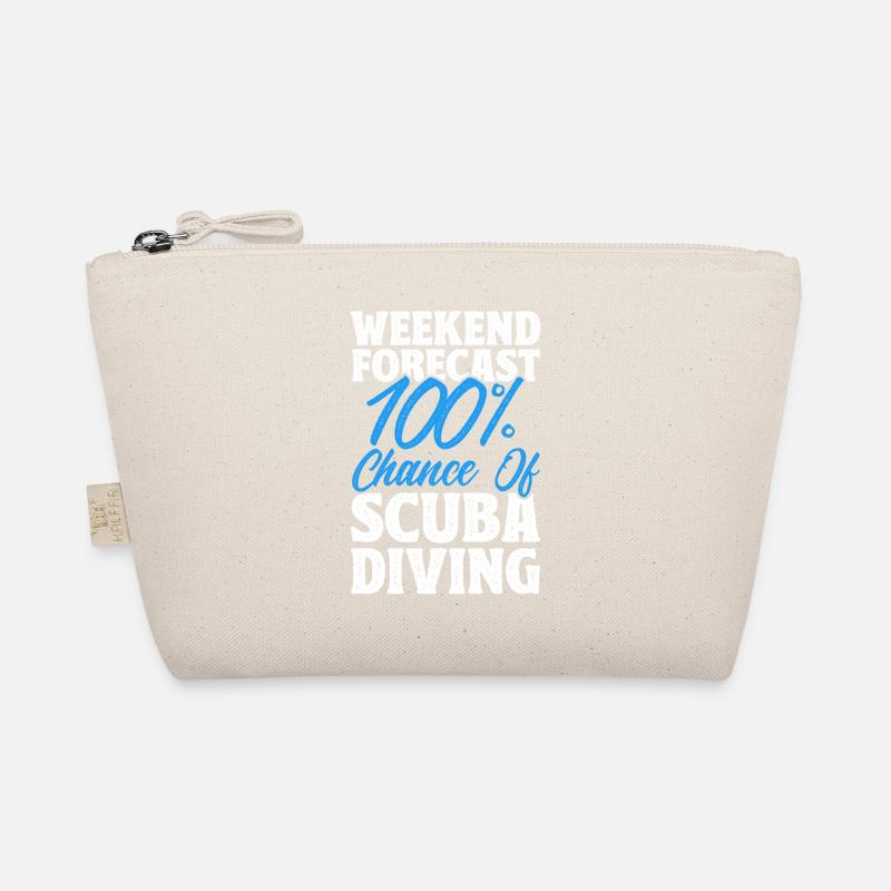 Scuba Diving Gift Underwater Scuba Diver Organic Pouch