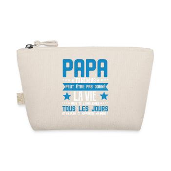 Papa tu ne m'as peut être pas donné la vie cadeau - Trousse biologique - nature - Devant