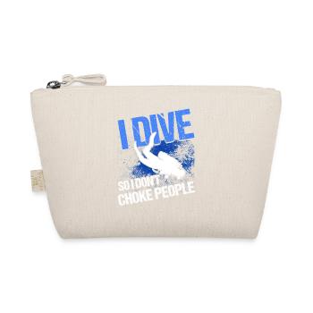 Sporttauchen Geschenk Unterwasser Sporttaucher - Bio-Täschchen - Natur - Vorne