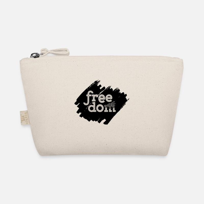 Freedom Typography Design Organic Pouch
