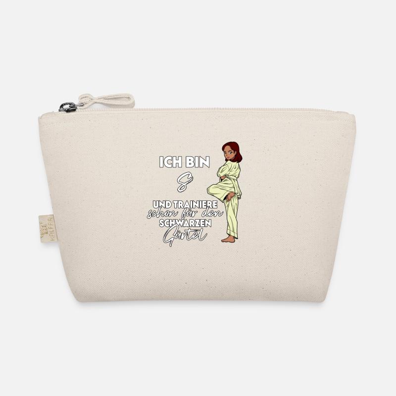 Ich bin 8 - Mädchen Karate Bio-Täschchen