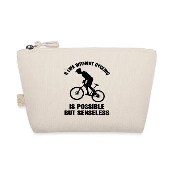 Mountain bike bike cycling bike tour cycling - Organic Pouch - nature - Front