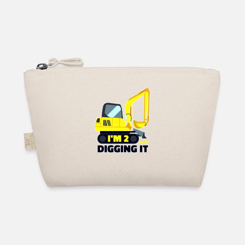 IM 2 and dig it Grabger children 2 years 2nd Bday Organic Pouch