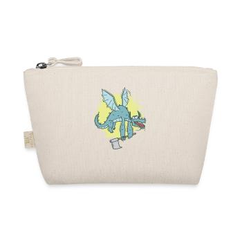 Drôle de dragon avec hache animal mignon - Trousse biologique - nature - Devant