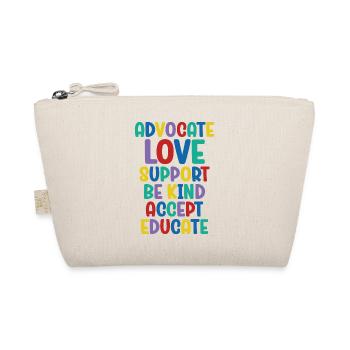 Plaidoyer Amour Soutien Accepter Soyez gentil - Trousse biologique - nature - Devant