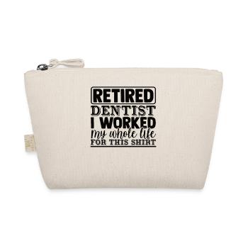 Dental assistant dentist dental pension pension - Organic Pouch - nature - Front