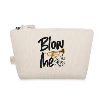 Trumpet Player Blow Me - Organic Pouch - nature - Front
