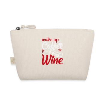 Waking up coffee, doing things, wine - Organic Pouch - nature - Front