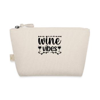 Wein Vibes - Bio-Täschchen - Natur - Vorne