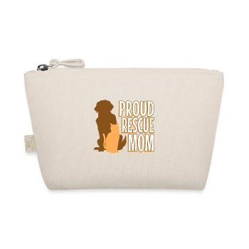 Proud rescue mom - Bio-Täschchen - Natur - Vorne