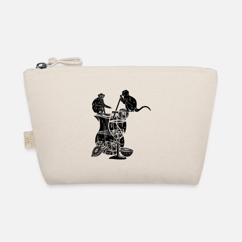 Singes orangs-outans avec sangria - Funny Monkey Oran Trousse biologique