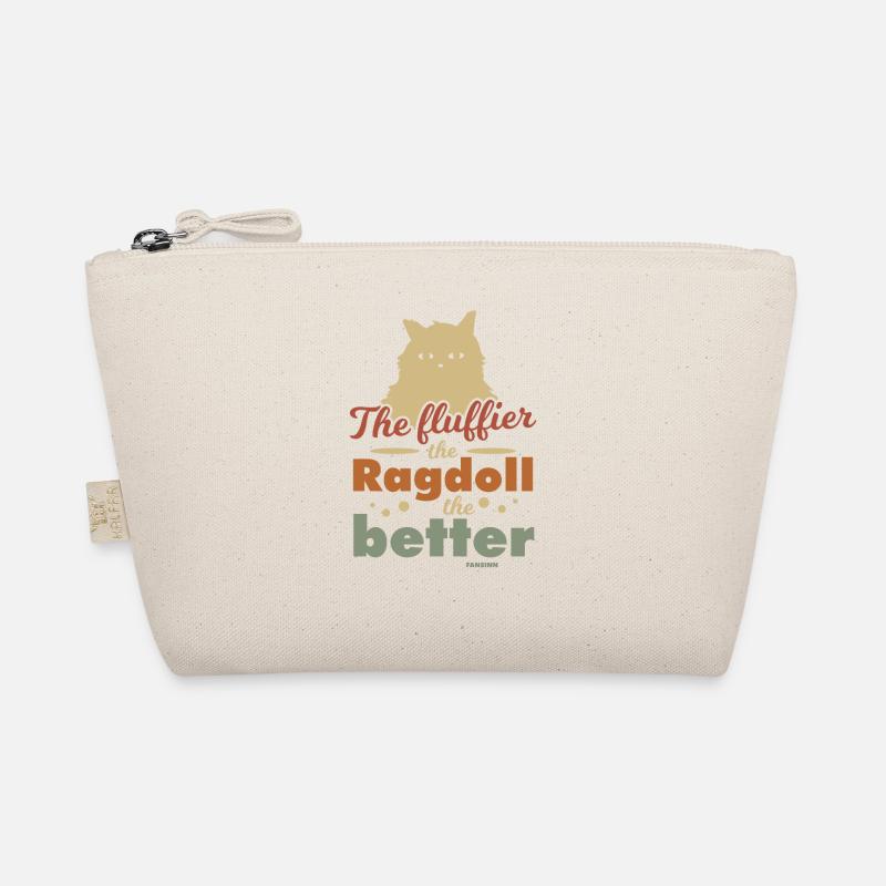 cute ragdoll cat Organic Pouch