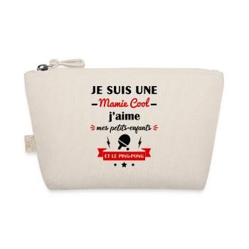 Mamie cool ping-pong,fête des grands-mères - Trousse biologique - nature - Devant