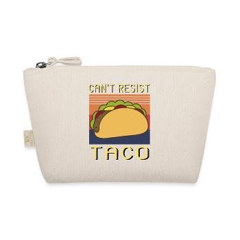 Can't Resist Taco Retro Taco Lover Designs - Bio-Täschchen - Natur - Vorne