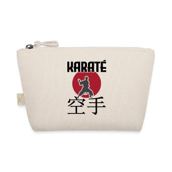 karate. martial arts. Gift idea. Japan. - Organic Pouch - nature - Front