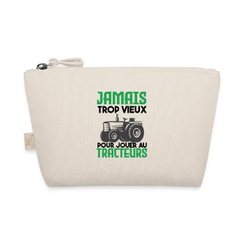 jamais trop vieux pour jouer au tracteur. cadeau - Trousse biologique - nature - Devant