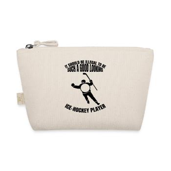 Eishockeyteam Eishockey Wintersport Geschenk - Bio-Täschchen - Natur - Vorne
