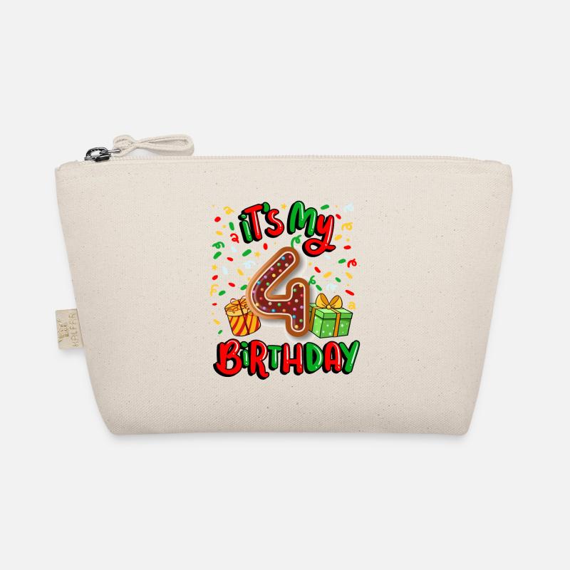 Es Ist Mein 4. Geburtstag Weihnachtsgeschenk 4. Bio-Täschchen