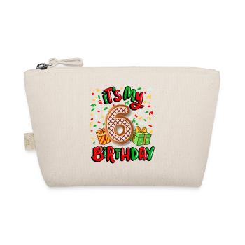 It's my 6th birthday Christmas present 6. - Organic Pouch - nature - Front