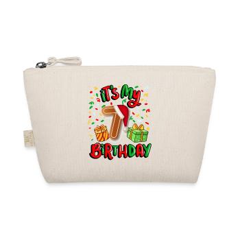 It's my 7th birthday Christmas present 7. - Organic Pouch - nature - Front