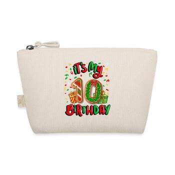 Es Ist Mein 10. Geburtstag Weihnachtsgeschenk 10. - Bio-Täschchen - Natur - Vorne
