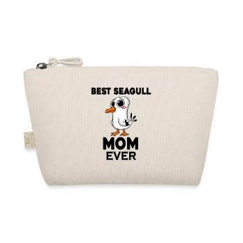 Mother Mom North Sea Best Seagulls Mom - Organic Pouch - nature - Front