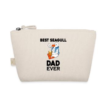 Daddy Daddy North Sea Best Seagull Dad - Organic Pouch - nature - Front