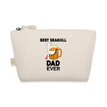 Daddy Daddy North Sea Best Seagull Dad - Organic Pouch - nature - Front