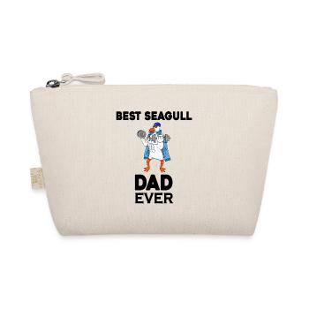 Daddy Daddy North Sea Best Seagull Dad - Organic Pouch - nature - Front