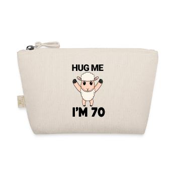 70 birthday - 70 years - hug - Organic Pouch - nature - Front