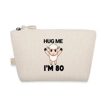 80 birthday - 80 years - hug - Organic Pouch - nature - Front