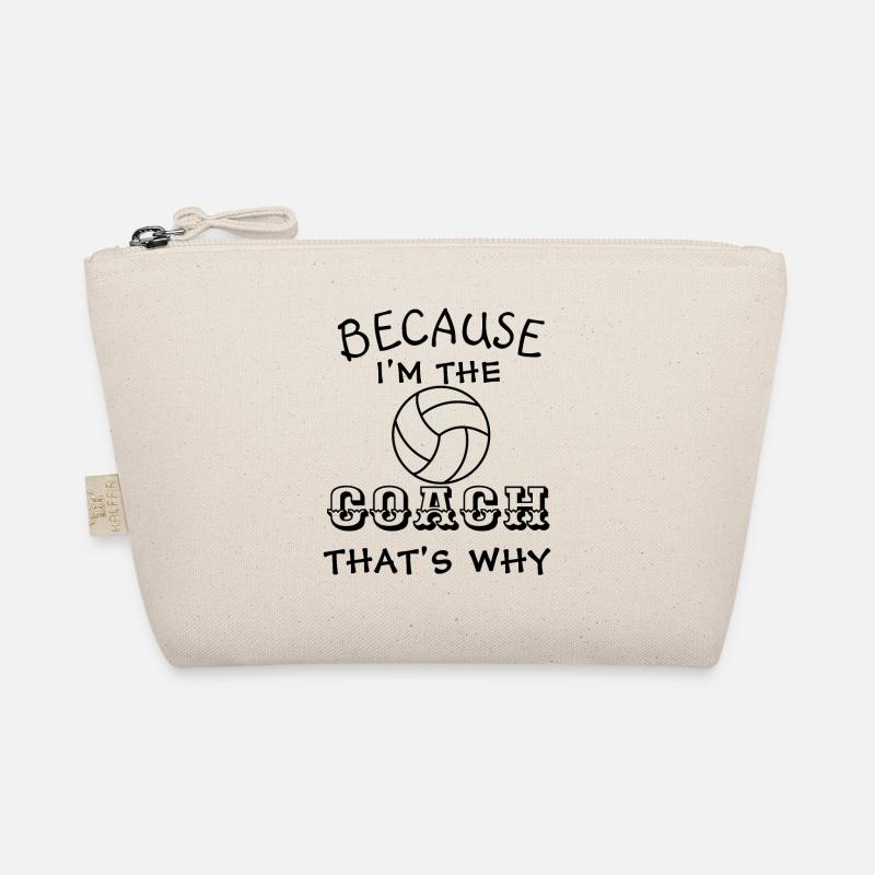 Volleyballtrainer Weil ich der Trainer bin Bio-Täschchen
