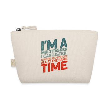 Black Humor Irony Sarcasm Gift - Organic Pouch - nature - Front