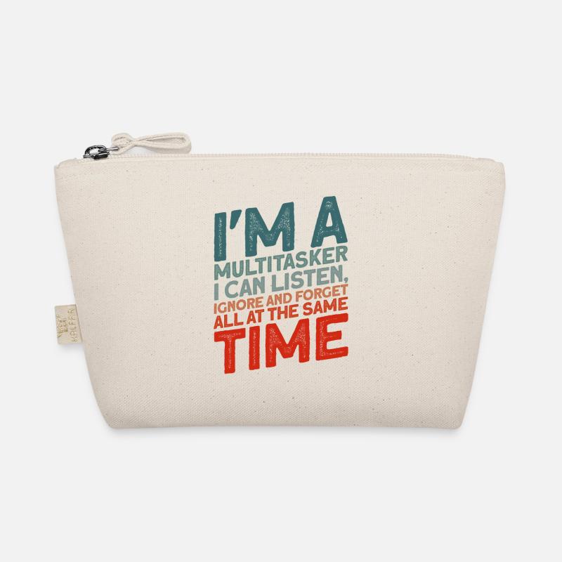 Black Humor Irony Sarcasm Gift Organic Pouch