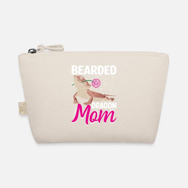 Bartagame Mama Echse Reptil Haustier Terrarium Bio-Täschchen