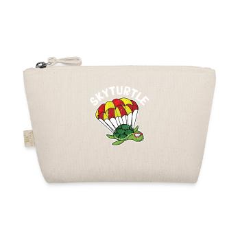 Skydiving Turtle Skydiving - Organic Pouch - nature - Front