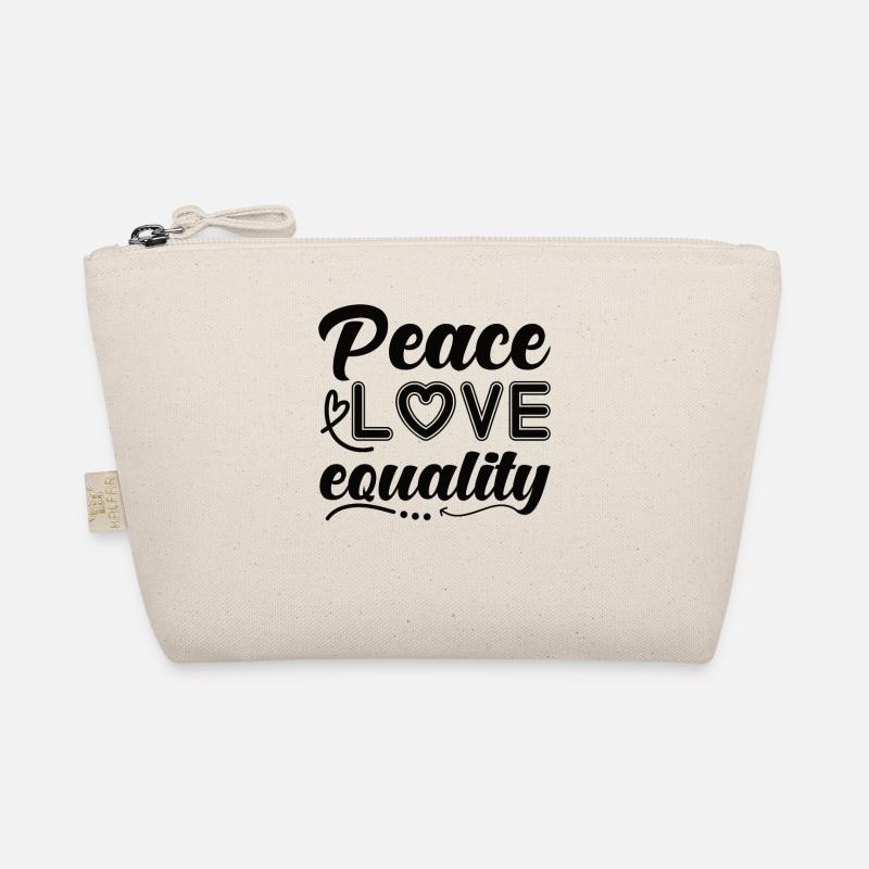 Frieden Peace Liebe Friede Weltfrieden Bio-Täschchen