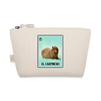 El Carpincho Mexikanische Capybara Karten Lustiges Nagetier - Bio-Täschchen - Natur - Vorne