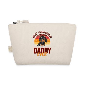 Best dachshund daddy ever - Organic Pouch - nature - Front
