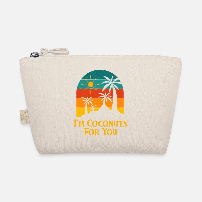 I'm Coconuts For You Summer Couples Tropical Bio-Täschchen