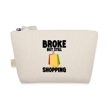 Broke But Still Shopping - Bio-Täschchen - Natur - Vorne