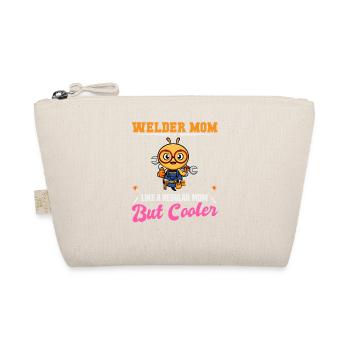 Welder Mom Like A Regualr Mom But Cooler - Bio-Täschchen - Natur - Vorne