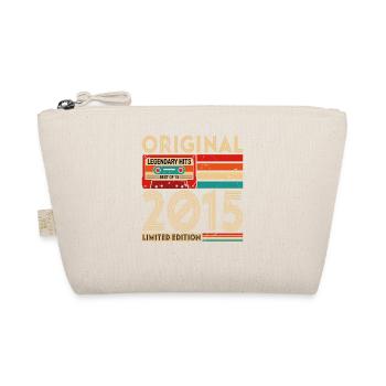 Vintage Retro Gift Anniversary 2015 Vintage - Organic Pouch - nature - Front