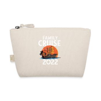 Family Cruise 2022 Fun Quote Cruising Mat - Organic Pouch - nature - Front