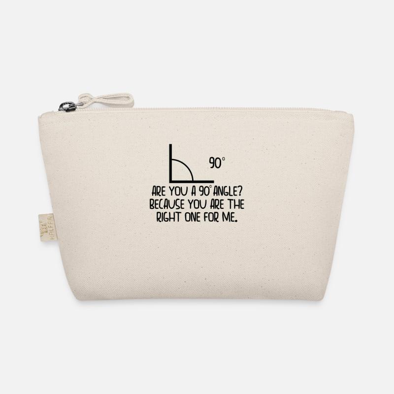 Mathematik Rechter Winkel Cheesy Pun Math Geek Bio-Täschchen