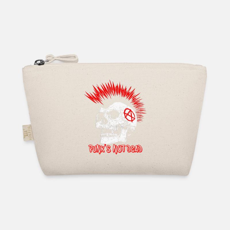 Punk's not dead Punkrock Musik Punker Retro Punk - Bio-Täschchen - Natur