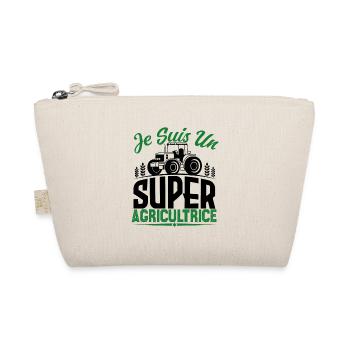 Je suis un super agricultrice. Cadeau agricultrice - Trousse biologique - nature - Devant