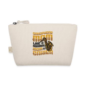 Saxophone Mom,Like A Normal Mom, But Saxier Band. - Organic Pouch - nature - Front